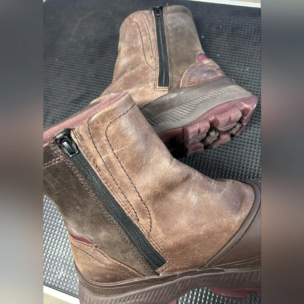 L.L. Bean Brown Winter &‎ Rain Storm Chaser Leather Upper Utility Boots